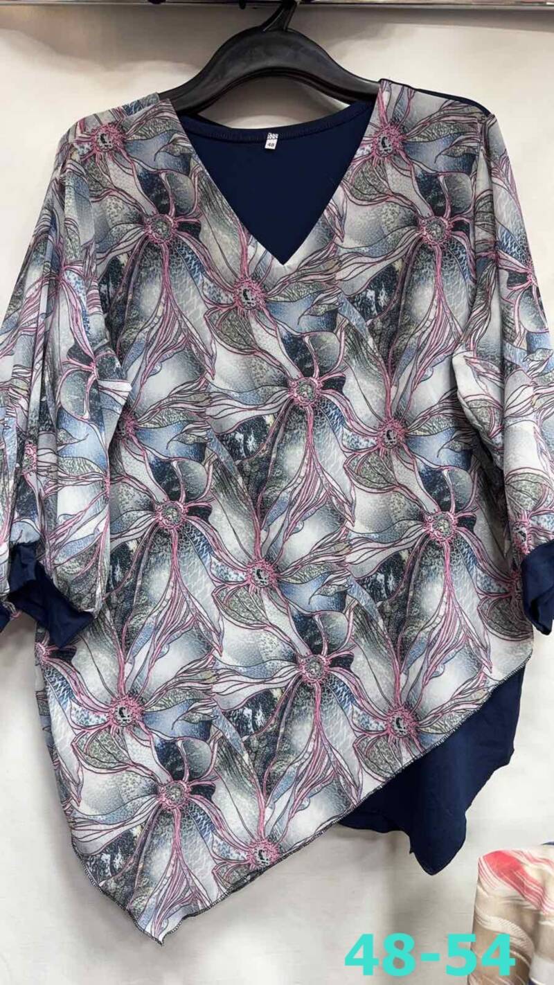 Bluzka damskie (Polska produkt ) Roz 48-54, Mix Kolor Paczka 6 szt